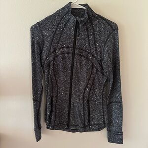 Lululemon Athletica Black and White Speckled Jacket